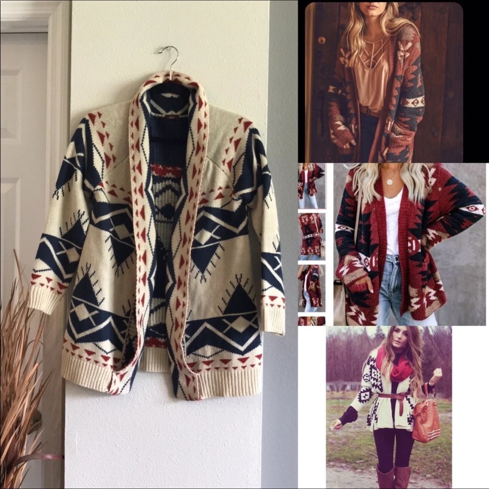 Escio Tribal Long Cardigan